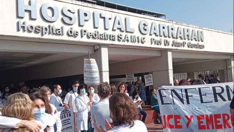 Reclamo De Trabajadores Del Garrahan En Muchos Casos No Podemos