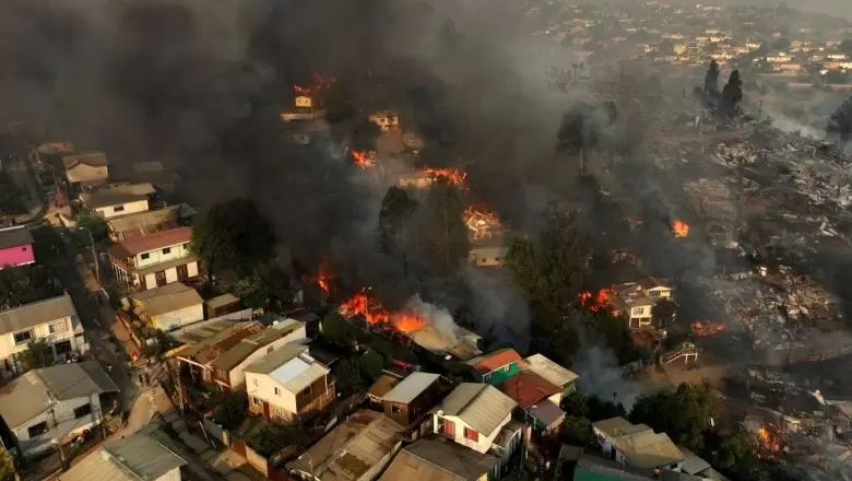 Incendio en Chile: "Esta es la tragedia más grande que hemos tenido en las últimas décadas"