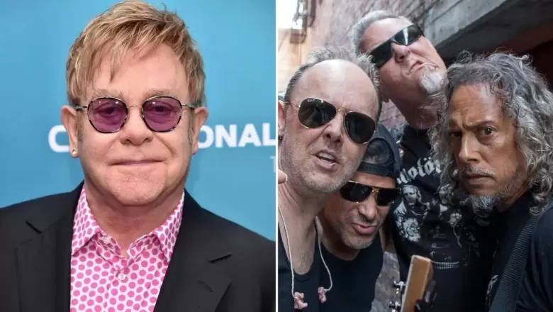 Metallica será parte de un concierto homenaje a Elton John
