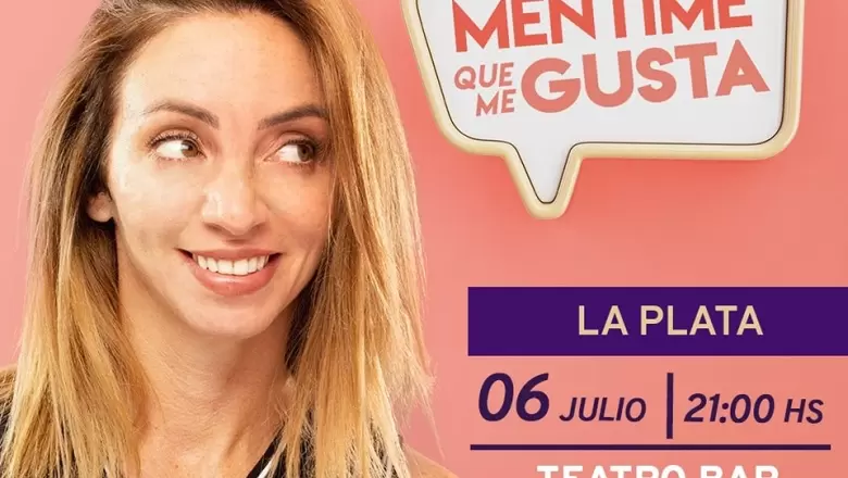 Sole Macchi presenta "Mentime que me gusta" en La Plata