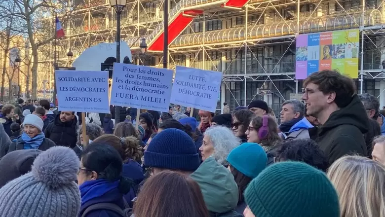 "Las marchas en Argentina pasaron desapercibidas en Europa"