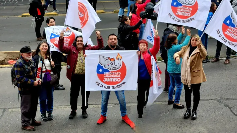 Sindicato Jumbo de Chile: "Nos gustaría parecernos a los gremios de Argentina"