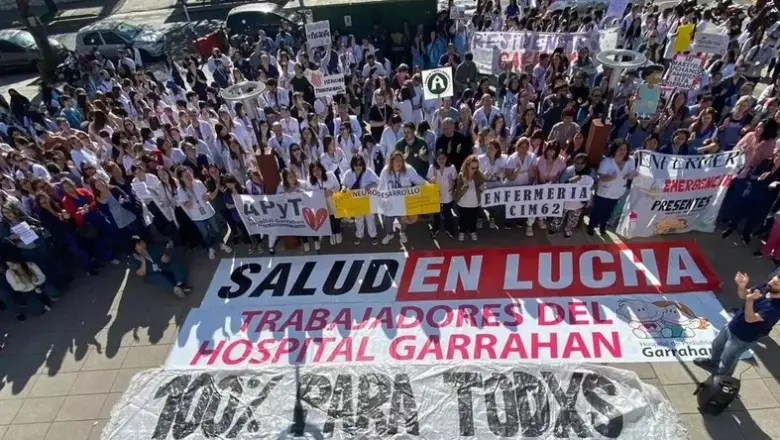 "Ya renunciaron 200 médicos y el Hospital Garrahan está en riesgo de cierre"