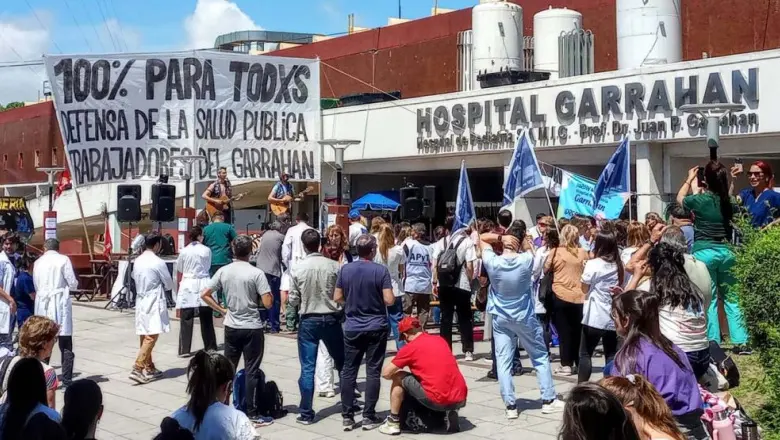 "El hospital Garrahan se está desangrando, es lo peor de lo peor que vivimos"