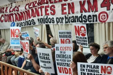 Brandsen: "Estamos defendiendo nuestros derechos frente a las termoeléctricas"