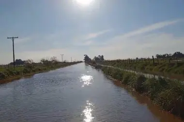 Inundaciones en los campos de 9 de Julio: "El 60 por ciento está tapado de agua"
